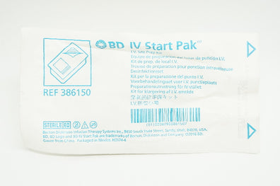 BD 386150 IV START PAK IV Site Prep Kit